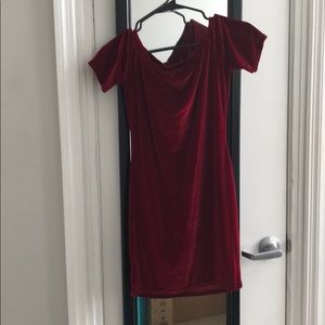 Red Velvet Dress